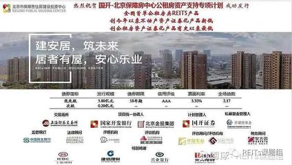 北京发行全国首单公共租赁住房类REITs产品